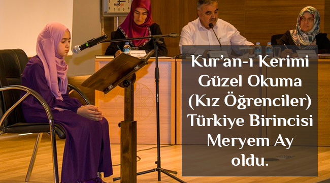 Kur’an-ı Kerim’i Güzel Okumu Türkiye Finali Van’da yapıldı