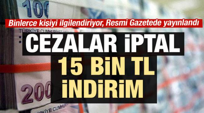 Torba Yasa Resmi Gazete'de