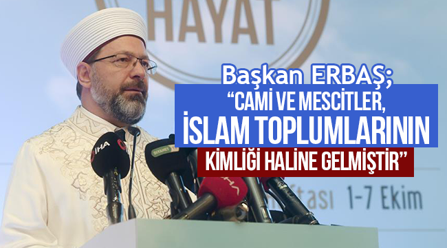  2019 Yılı  'Camiler ve Din Görevlileri Haftası' düzenlenen programla başladı