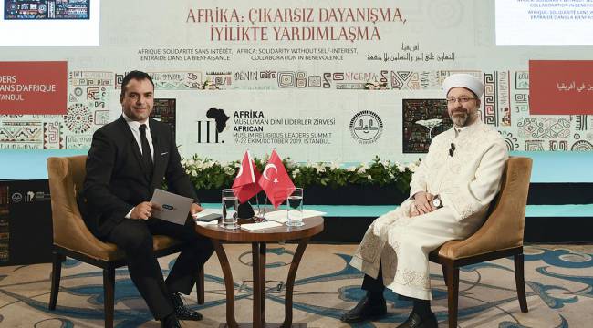 ERBAŞ 3. Afrika Dini Liderler Zirvesi’ni değerlendirdi.