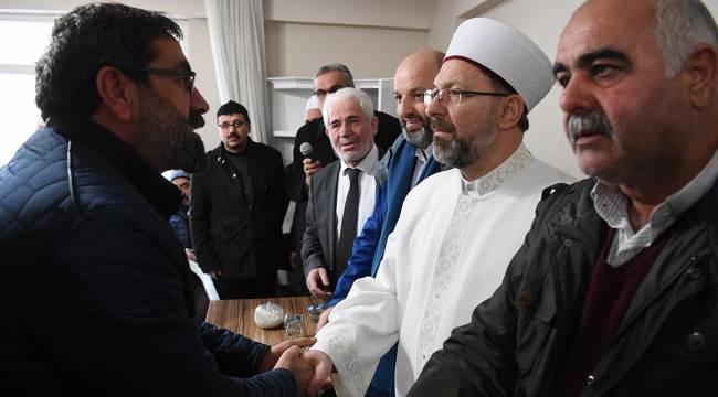 Erbaş, taziye ziyaretinde bulundu