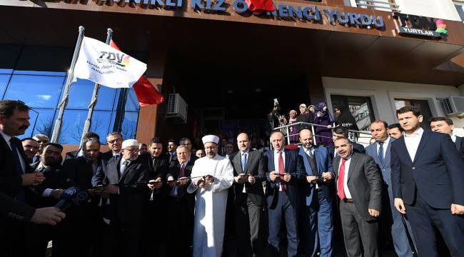 Abdullah Tivnikli Kız Öğrenci Yurdu dualarla açıldı 