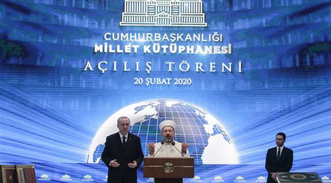 Cumhurbaşkanlığı Millet Kütüphanesi dualarla açıldı 