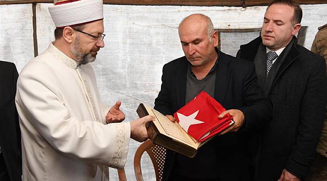 Diyanet İşleri Başkanı Erbaş, Kahramanmaraş da