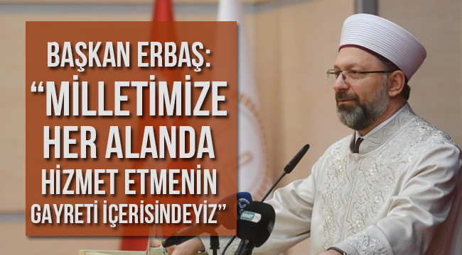 Erbaş, kadın il müftü yardımcıları ve başvaizleri kabul etti. 