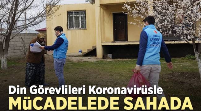 Koronavirüsle mücadelede din görevlileri sahada 
