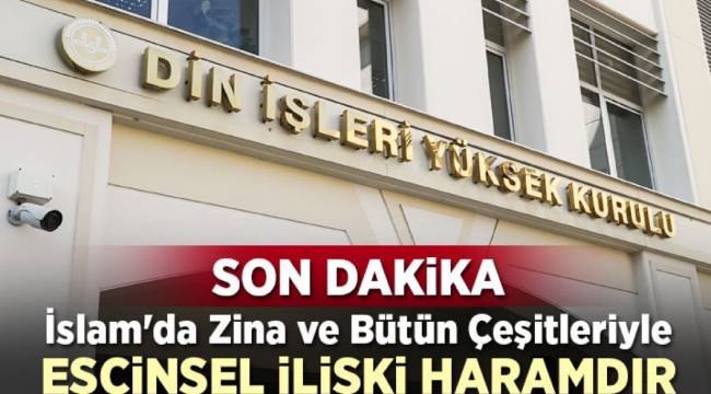 Din İşleri Yüksek Kurulundan Açıklama 