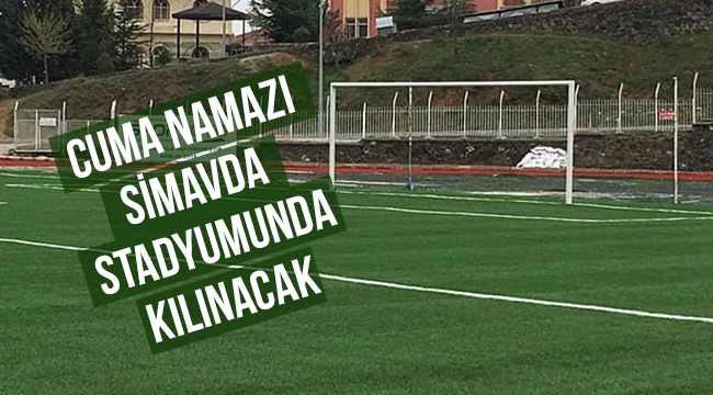 Cuma namazı stadyumunda kılınacak