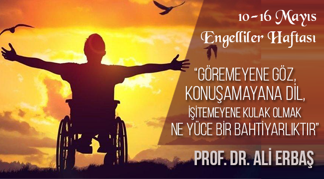 Erbaş’tan Engelliler Haftası mesajı