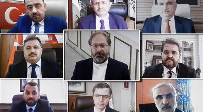 Erbaş, yeni atanan il müftüleriyle görüştü