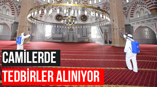 Konya'da camilerde hazırlıklar tamamlandı