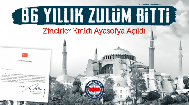 86 Yıllık Zulüm Bitti