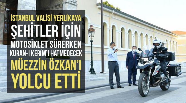 Vali Yerlikaya,Müezzin Özkan’ı Yolcu Etti