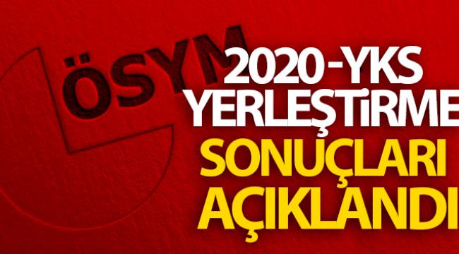 2020-YKS yerleştirme sonuçlarını açıkladı