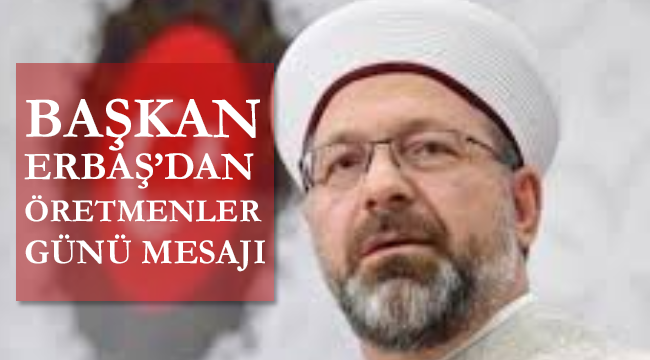 ERBAŞ,24 Kasım Öğretmenler Günü'nü kutladı