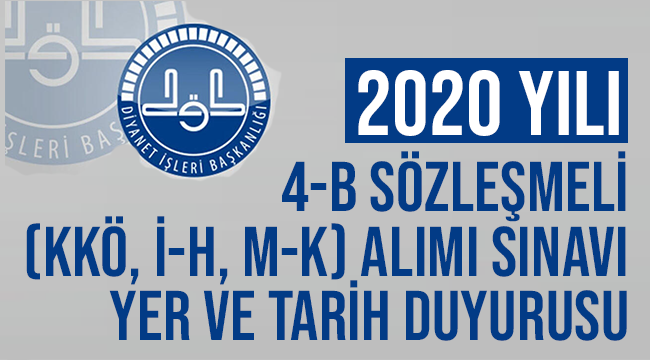 4-B Sözleşmeli Personel Alımı