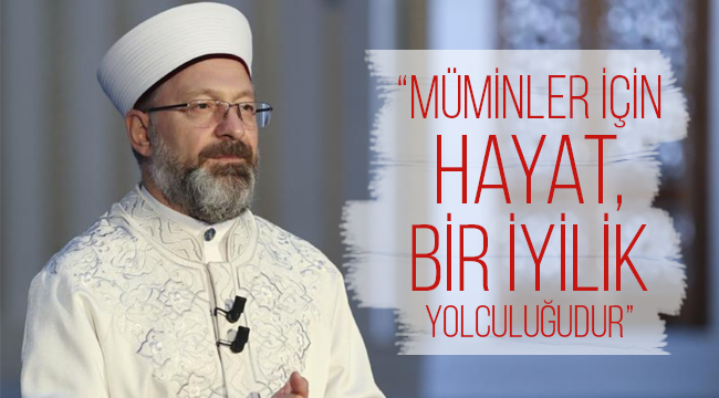Başkan Erbaş dan Ahmet Hamdi Akseki Camii'nde "sohbet