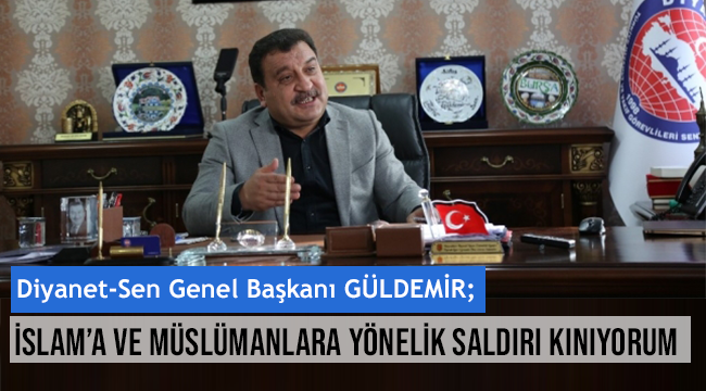 Diyanet-Senden Kınama