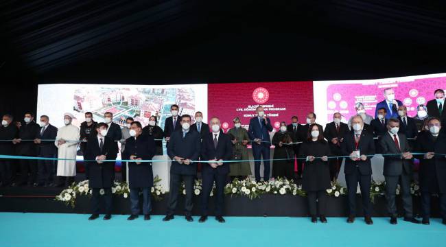 Elazığ da konut teslim töreni