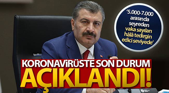Türkiye'de son 24 saatte 7.103 koronavirüs vakası tespit edildi