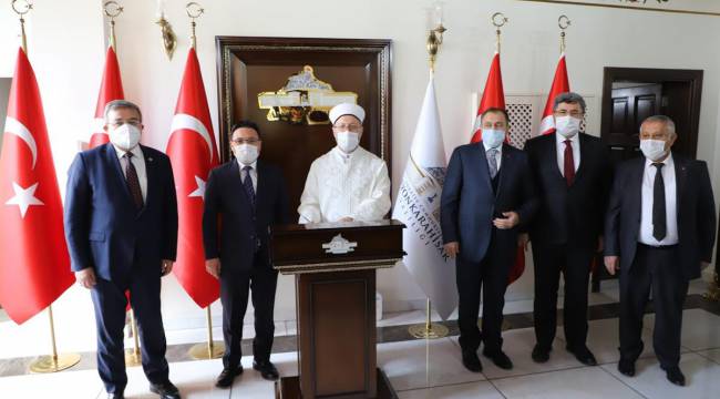 Erbaş, Afyonkarahisar’da ziyaretlerde bulundu