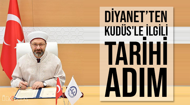 Kudüs'ün ismi Daire Başkanlığına eklendi