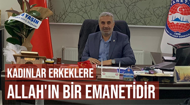 Başkan  ARVAS dan 8 Mart Dünya Kadınlar günü mesajı