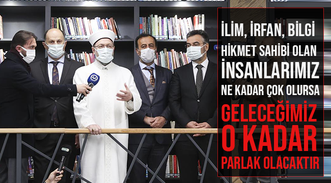 Başkan ERBAŞ Şehit Şenay Aybüke Yalçın İl Halk Kütüphanesini ziyaret etti.