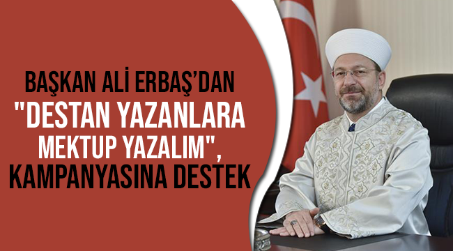 Başkan ERBAŞ tan Sağlık Çalışanlarına Mektup