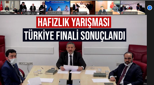Hafızlık Yarışması'nın Türkiye finali Sonuçlandı.