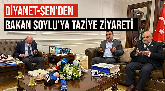 İçişleri Bakanı Soylu'ya Taziye Ziyareti