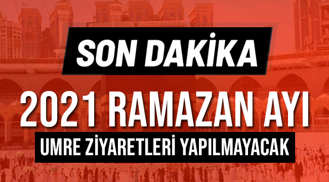 Diyanetten Açıklama; Bu yıl Ramazan Umresi yapılmayacak