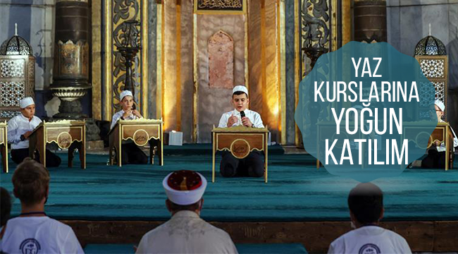 Yaz Kurslarına Yoğun İlgi