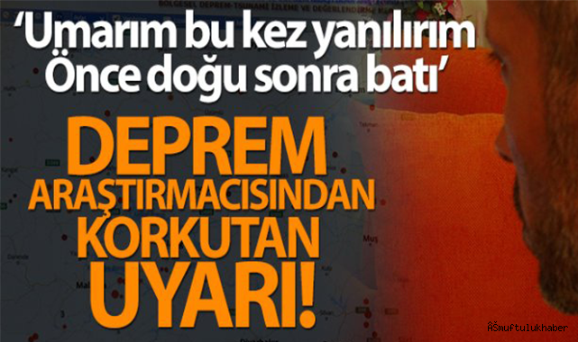 Deprem araştırmacısından Bingöl ve Elazığ uyarısı