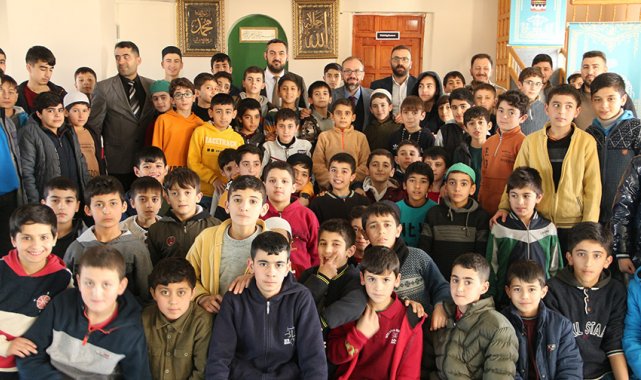 Müftü Büyük, hafızlarla bir araya geldi