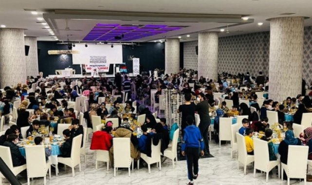 Müftülük yetim çocuklarla birlikte iftar yaptı