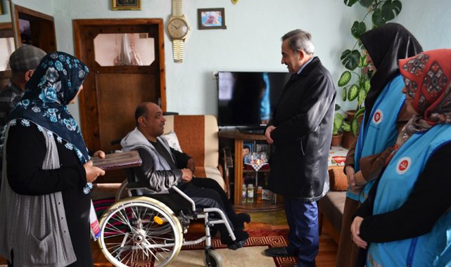 Müftülükten engelli bireylere ziyaret