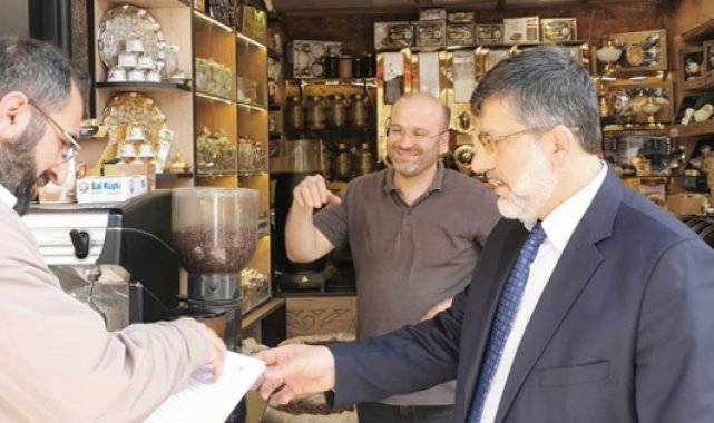 Müftülükten esnafa bayram ziyareti