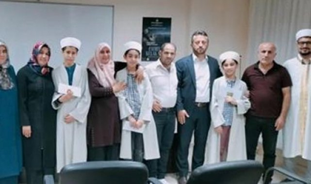 Osmaniye'de hafızlar belge aldı