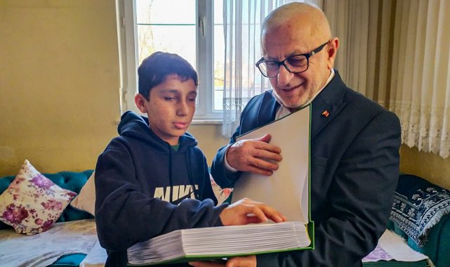 Terör saldırısında gözlerini kaybeden Cuburi’ye anlamlı hediye
