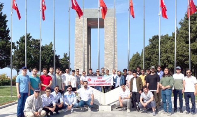 Üniversite gençliği Çanakkale gezisinde buluştu
