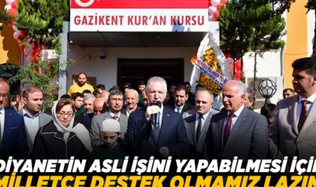 Vali Gül: Diyanetin asli işini yapabilmesi için milletçe destek olmamız lazım