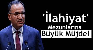 'İlahiyat' mezunlarına büyük müjde!